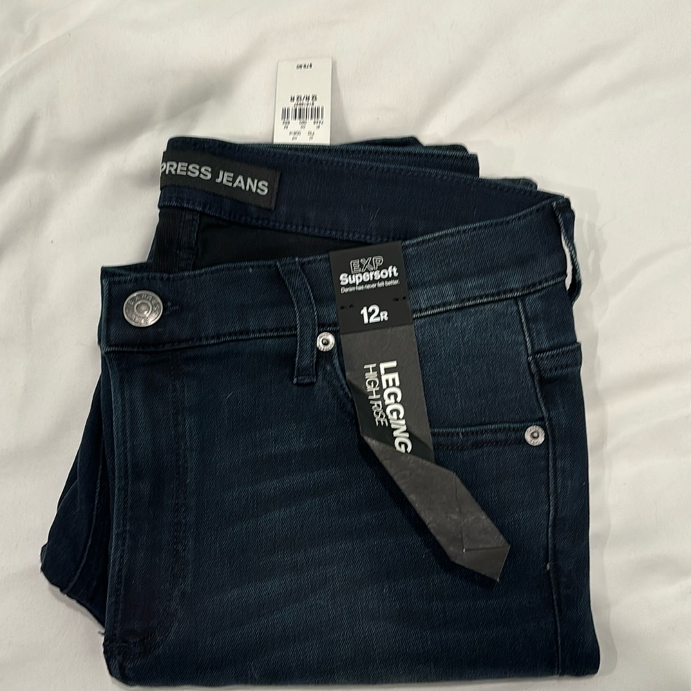 Express High Rise Jean Legging Size 12